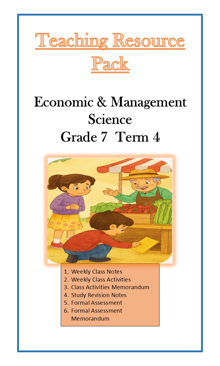 Economic and Management Science Grade 7 Term 4