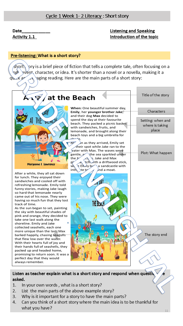 English First Additional Language Grade 4 Term 4 - Image 3