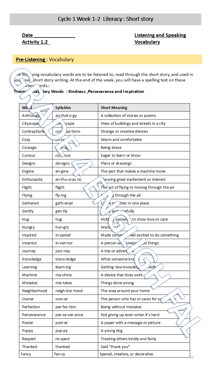 English First Additional Language Grade 4 Term 4 - Image 4