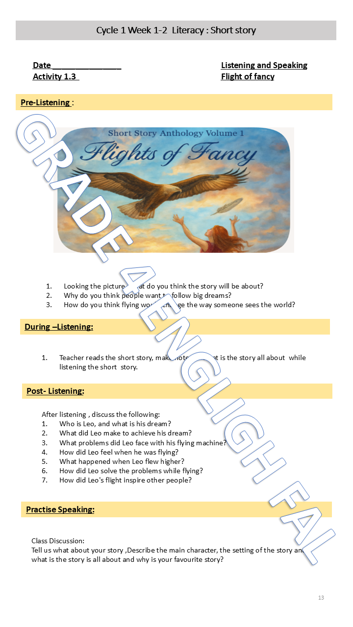 English First Additional Language Grade 4 Term 4 - Image 5