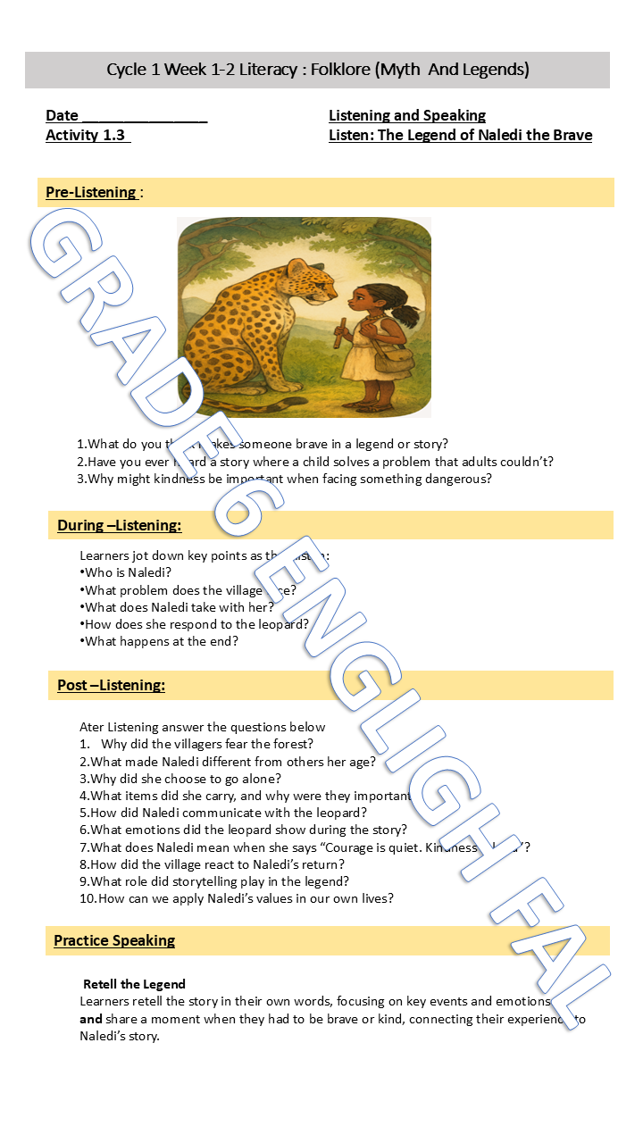 English First Additional Language Grade 6 Term 4 - Image 5