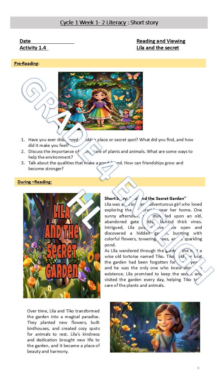 English Home Language Grade 4 Term 4 - Image 6