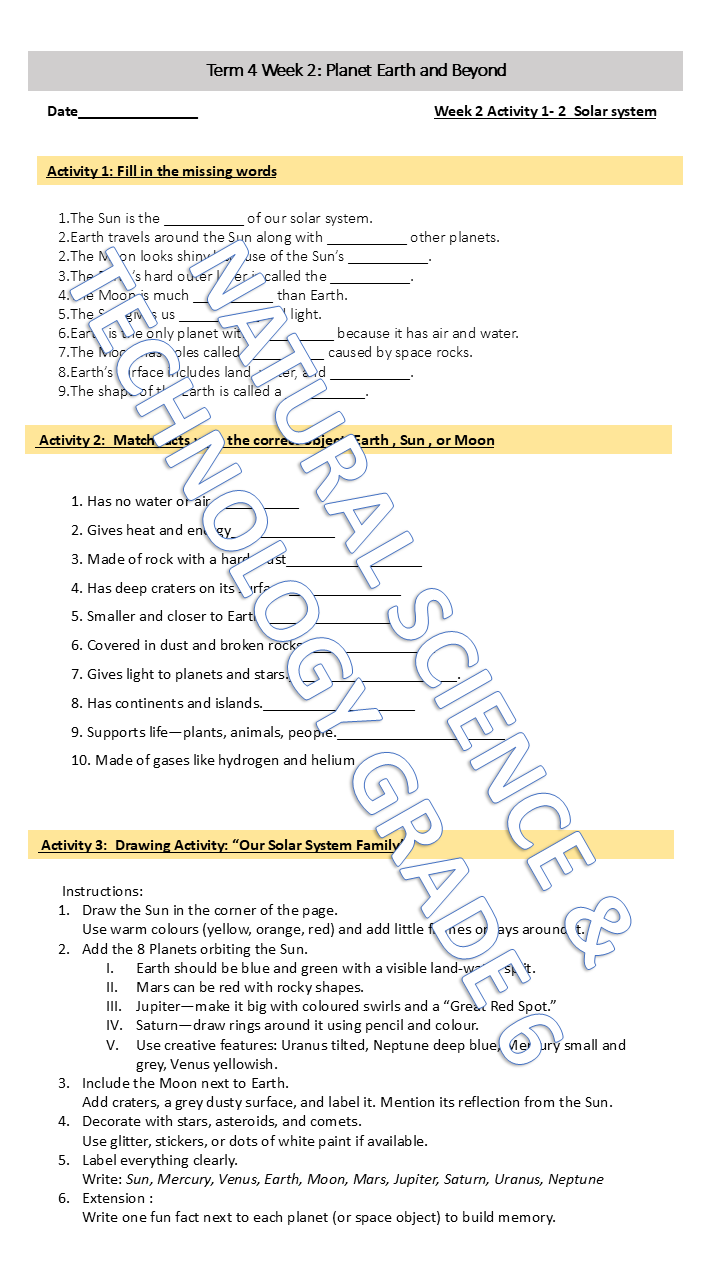 Natural Science and Technology Grade 6 Term 4 - Image 4